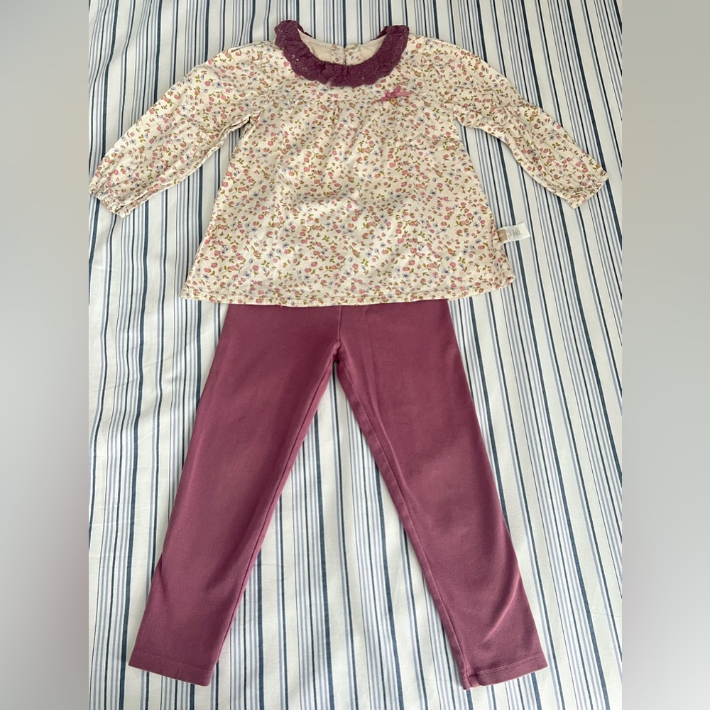 Toddler girl shirt and pants set